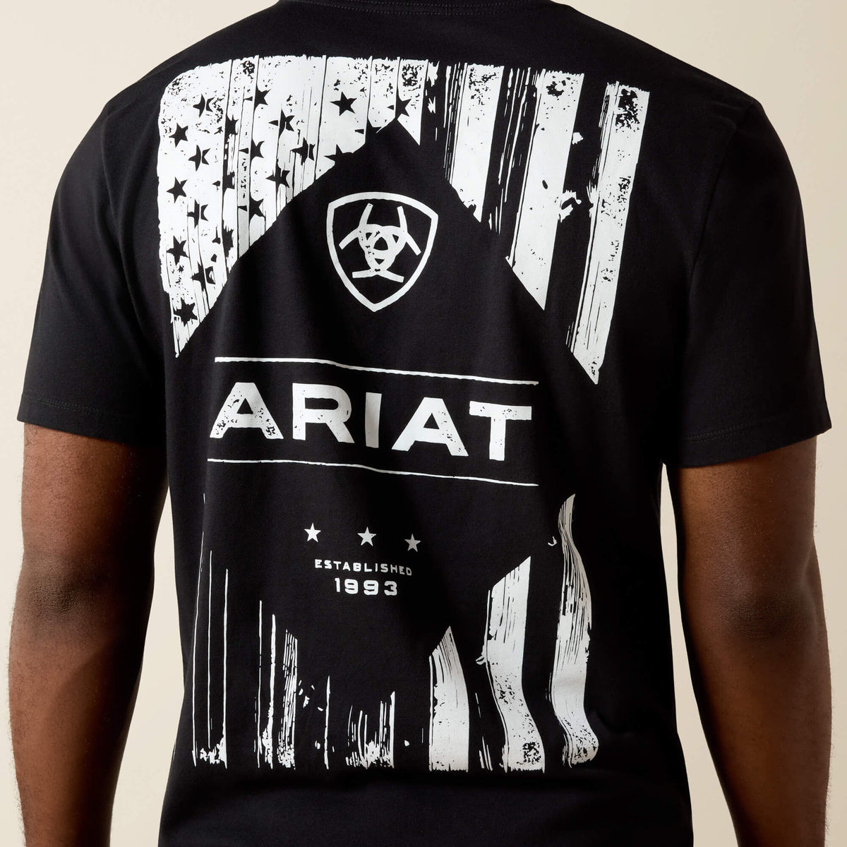 Ariat Wooden Diamond Flag Classic Fit T-Shirt - Ariat Everyday