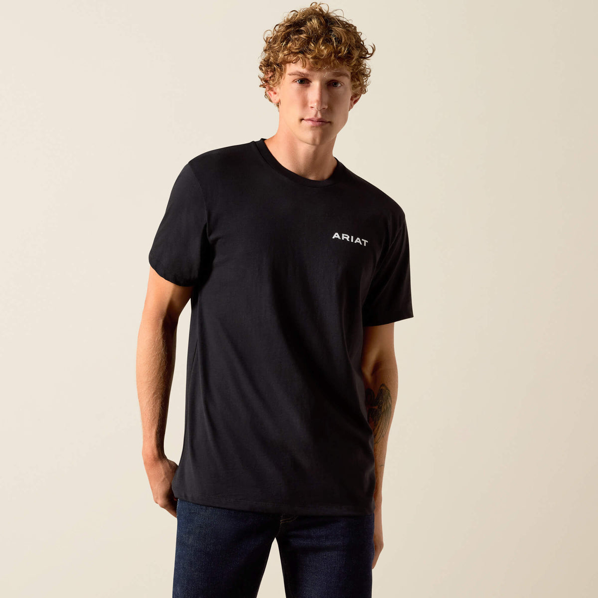 Ariat Stipple Steer Classic Fit T-Shirt - Ariat Signature