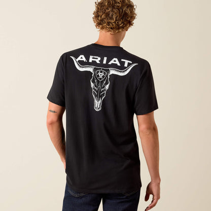 Ariat Stipple Steer Classic Fit T-Shirt - Ariat Signature