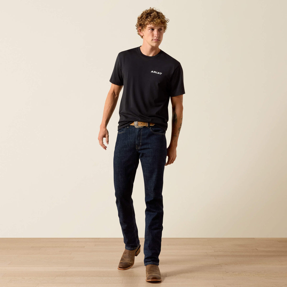 Ariat Stipple Steer Classic Fit T-Shirt - Ariat Signature