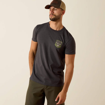 Ariat Stripe Patriotic Badge T-Shirt - Ariat Customer Favorite