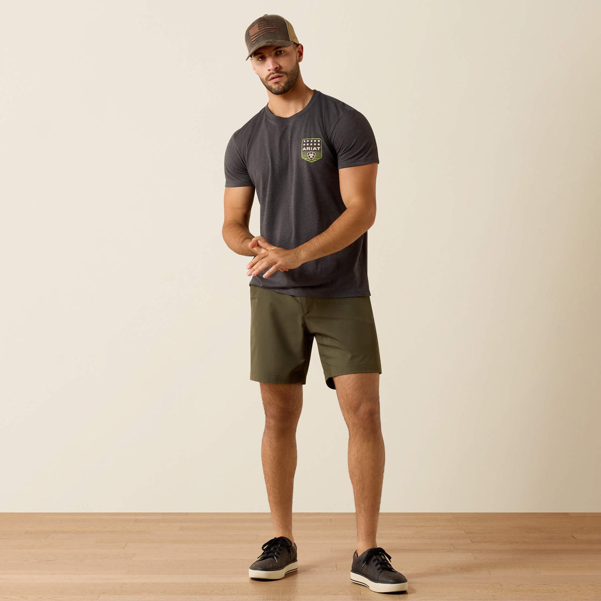 Ariat Stripe Patriotic Badge T-Shirt - Ariat Customer Favorite