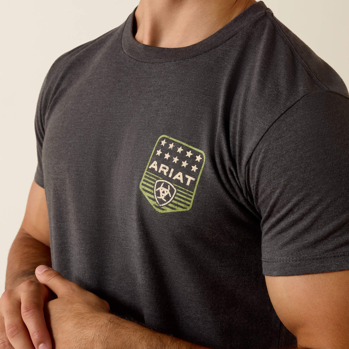 Ariat Stripe Patriotic Badge T-Shirt - Ariat Customer Favorite