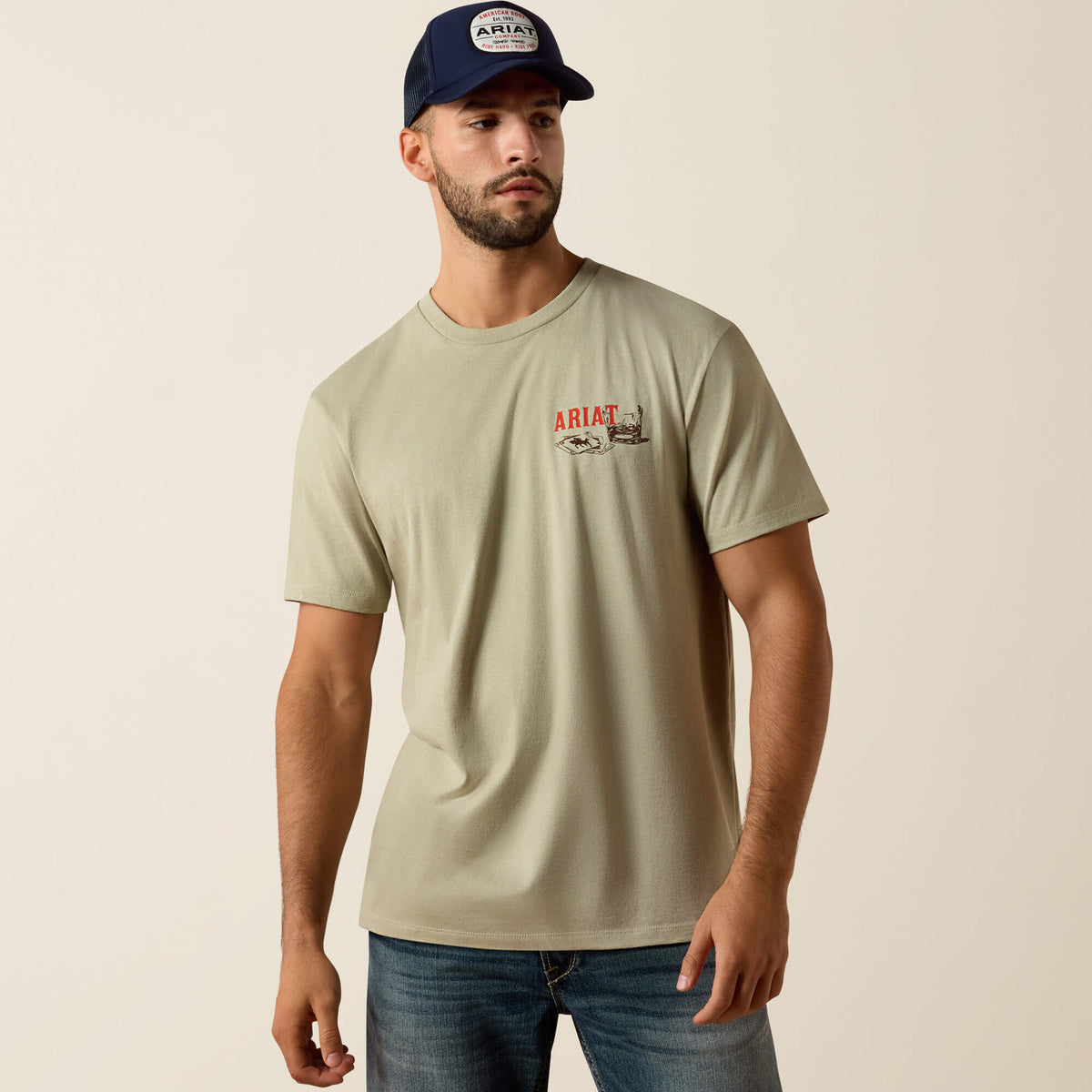 Ariat Whiskey Uno Classic Fit T-Shirt - Ariat Latest