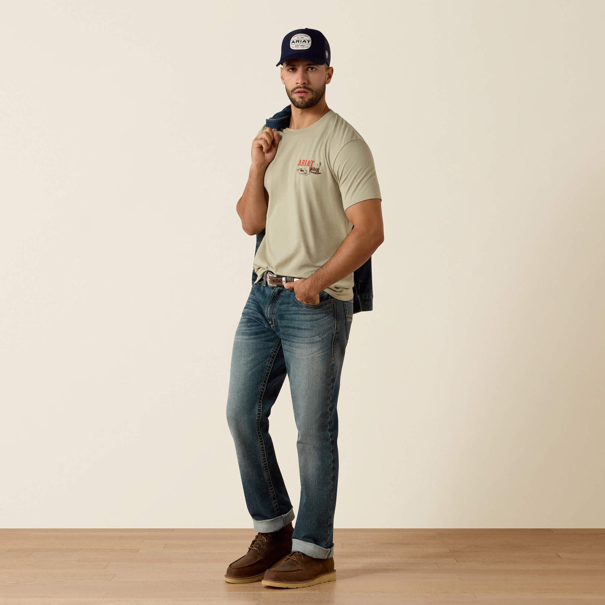 Ariat Whiskey Uno Classic Fit T-Shirt - Ariat Latest