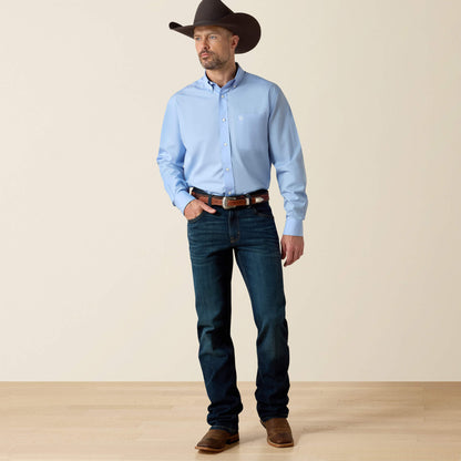 Wrinkle Free Solid Classic Fit Shirt - Ariat Top Pick
