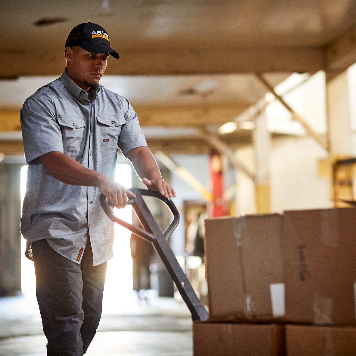 Rebar Made Tough VentTEK DuraStretch Work Shirt - Ariat Featured