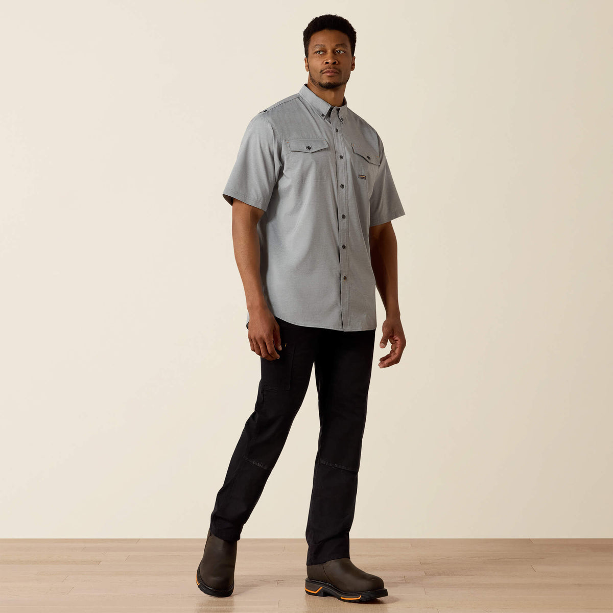 Rebar Made Tough VentTEK DuraStretch Work Shirt - Ariat Featured
