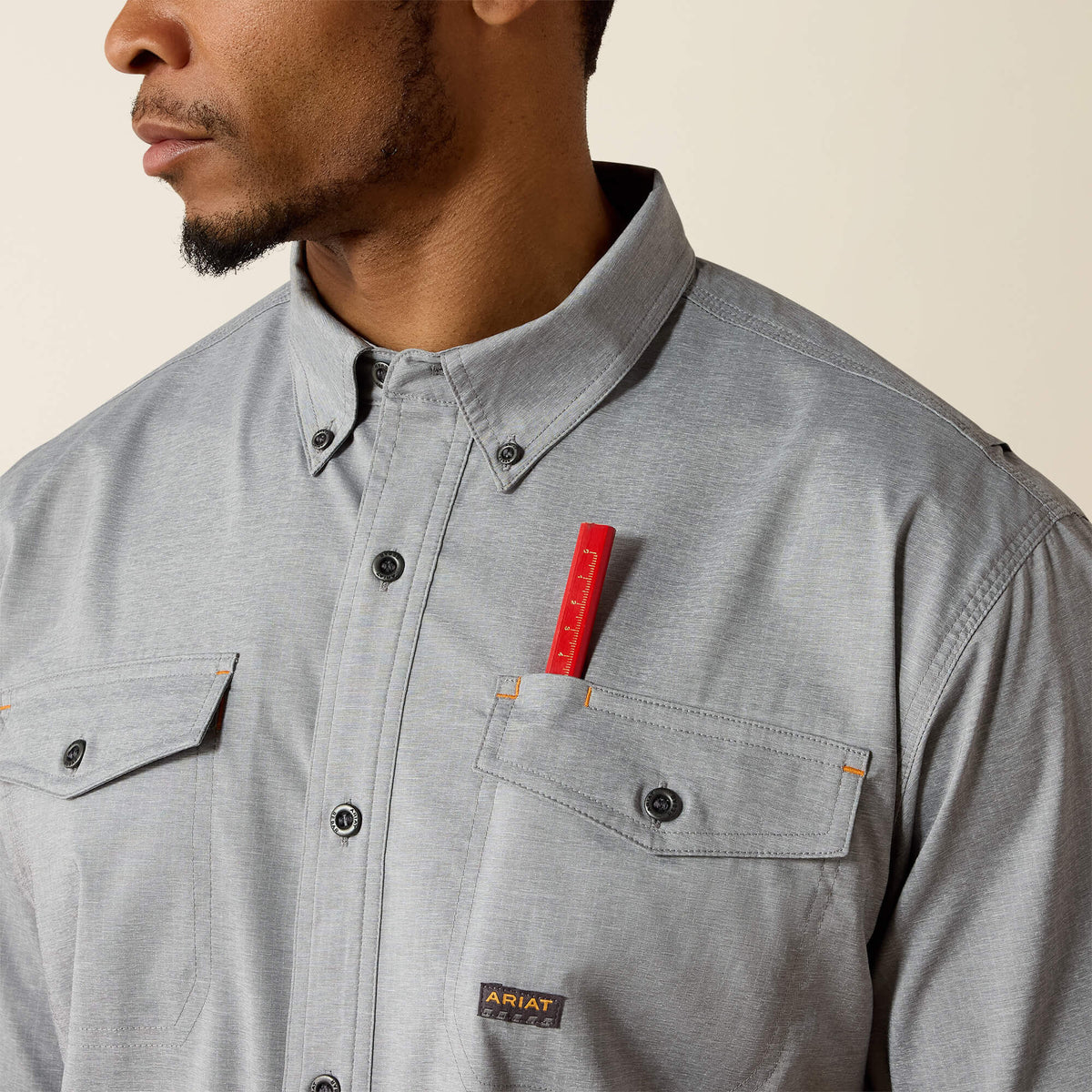 Rebar Made Tough VentTEK DuraStretch Work Shirt - Ariat Featured