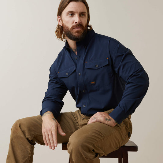 Rebar Made Tough VentTEK DuraStretch Work Shirt - Ariat Essential