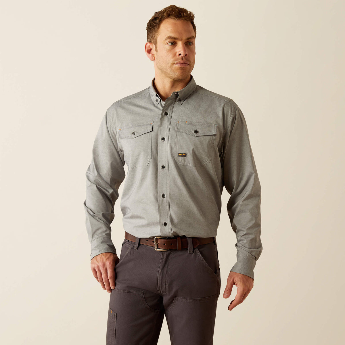 Rebar Made Tough VentTEK DuraStretch Work Shirt - Ariat Featured