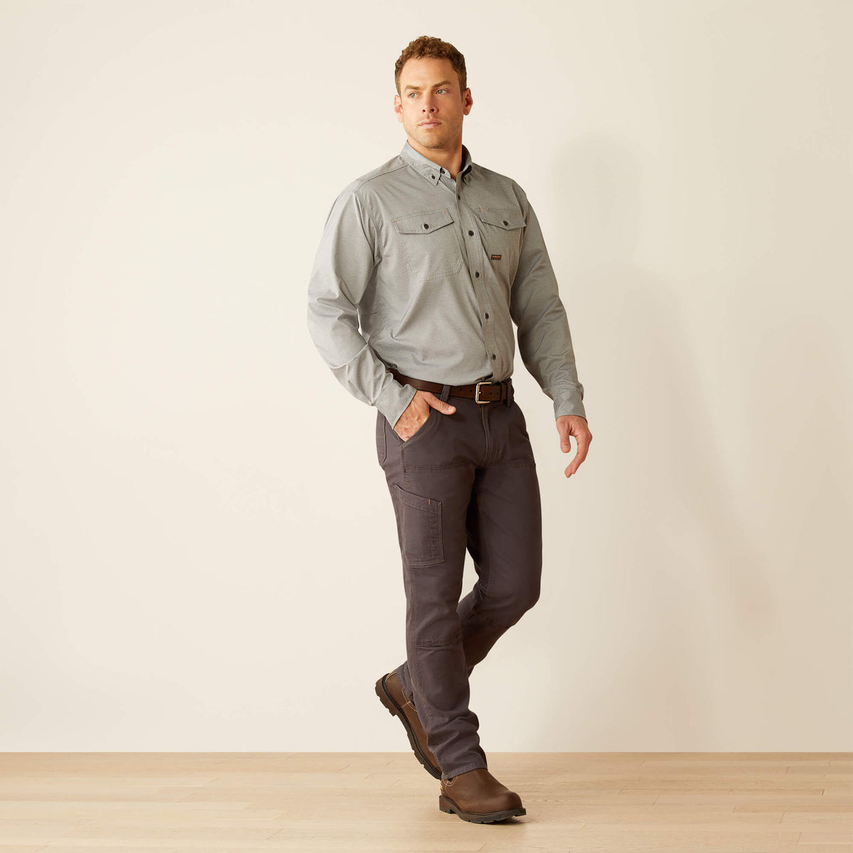 Rebar Made Tough VentTEK DuraStretch Work Shirt - Ariat Featured