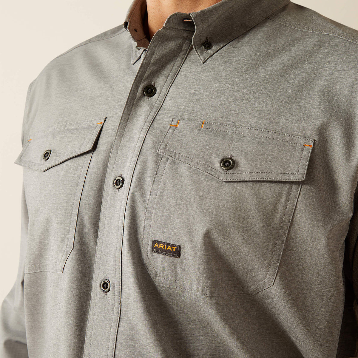 Rebar Made Tough VentTEK DuraStretch Work Shirt - Ariat Featured