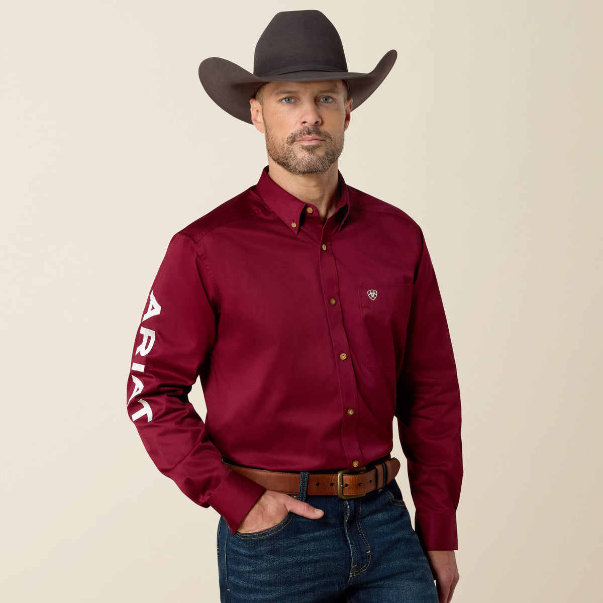 Team Logo Twill Classic Fit Shirt - Ariat Essential