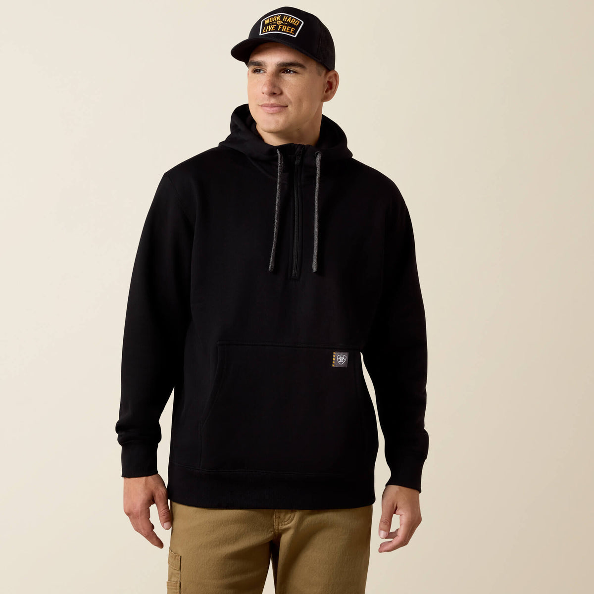 Rebar Workman 1/4 Zip Hoodie - Ariat Exclusive