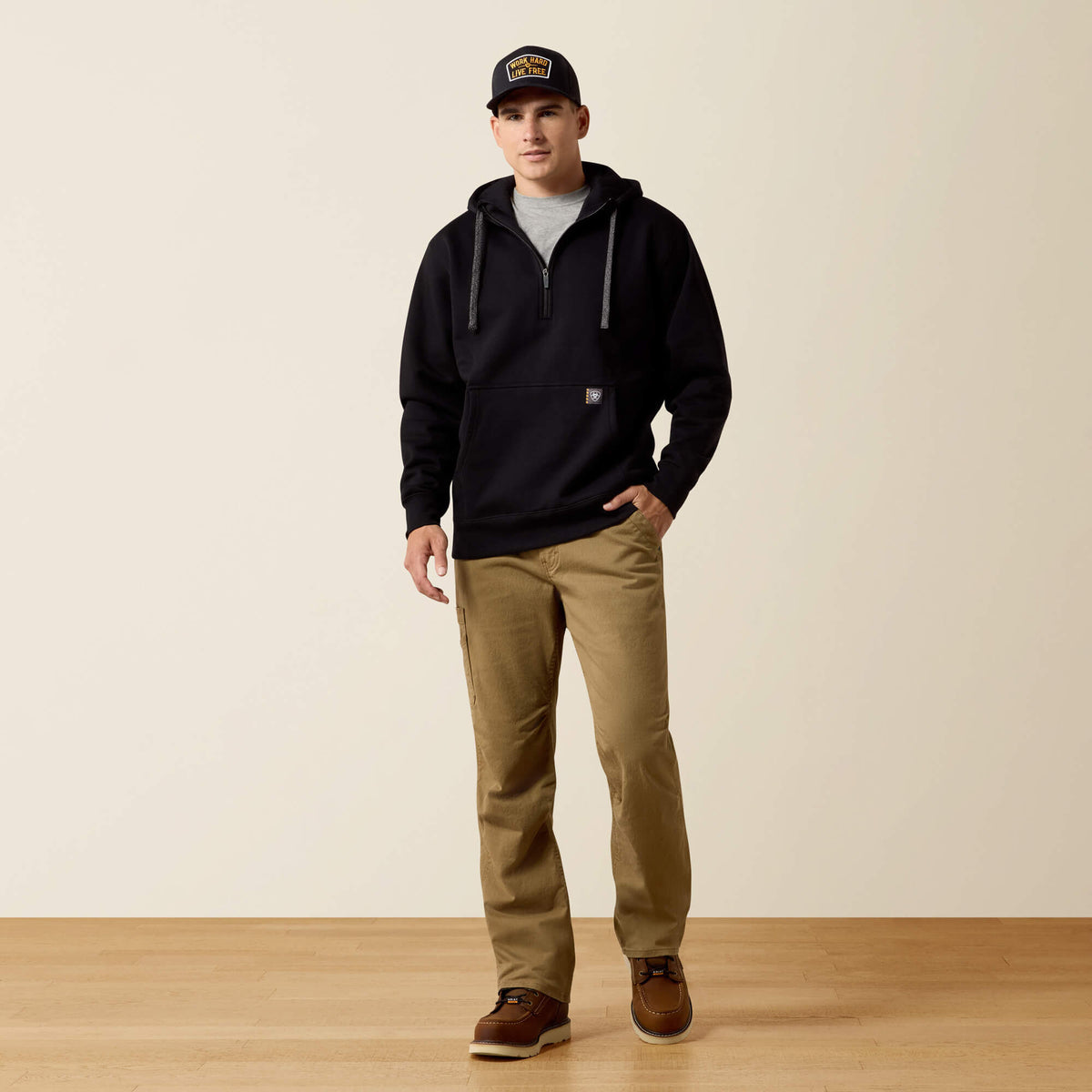 Rebar Workman 1/4 Zip Hoodie - Ariat Exclusive