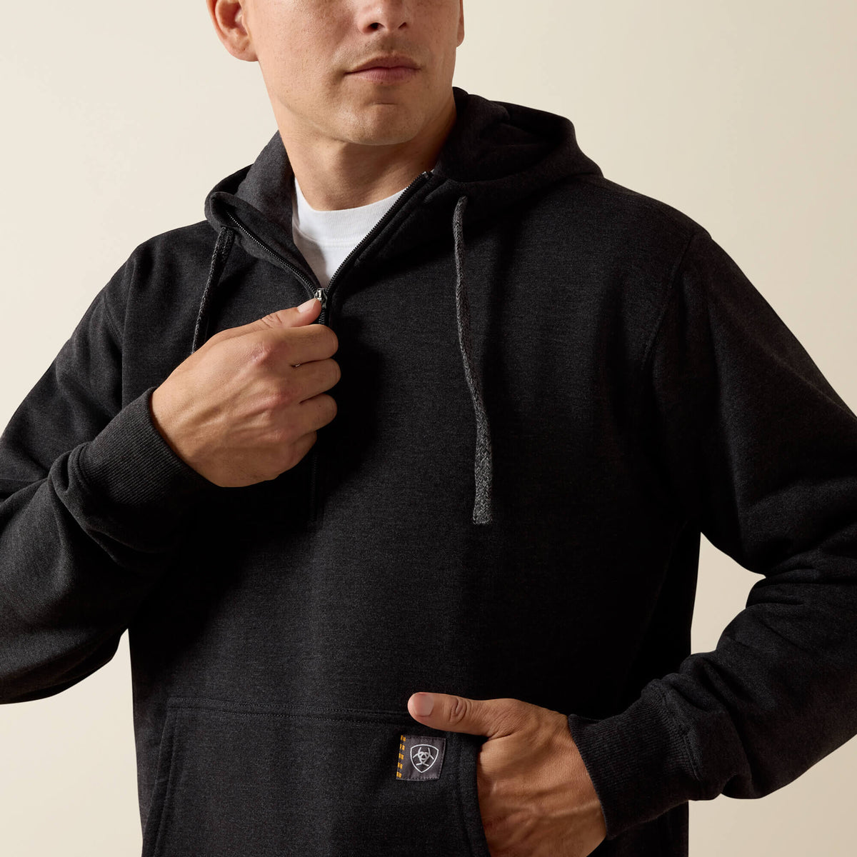 Rebar Workman 1/4 Zip Hoodie - Ariat Trending