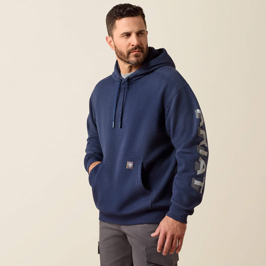Rebar Lightweight Logo Hoodie - Ariat Exclusive