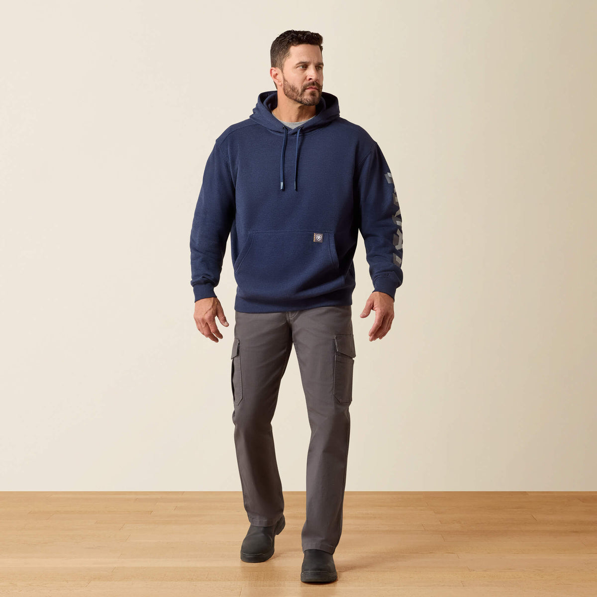 Rebar Lightweight Logo Hoodie - Ariat Exclusive