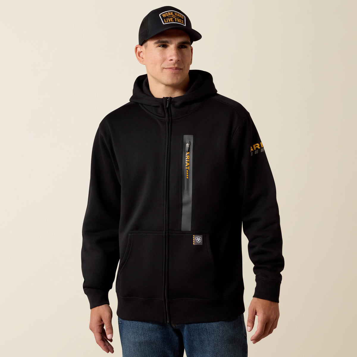 Rebar Workman Full Zip Hoodie - Ariat Premium