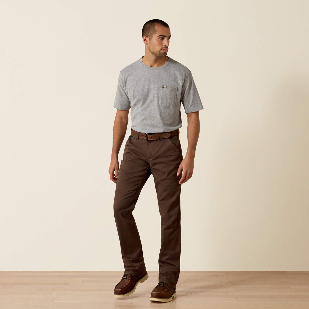 Rebar M5 Straight DuraStretch Washed Twill Dungaree Straight Leg Pant - Ariat Value