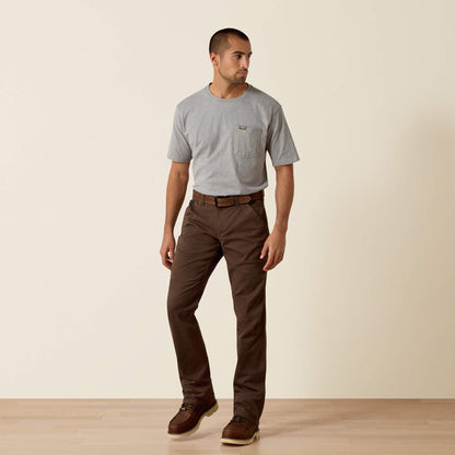 Rebar M5 Straight DuraStretch Washed Twill Dungaree Straight Leg Pant - Ariat Value
