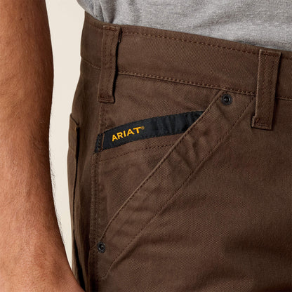 Rebar M5 Straight DuraStretch Washed Twill Dungaree Straight Leg Pant - Ariat Value