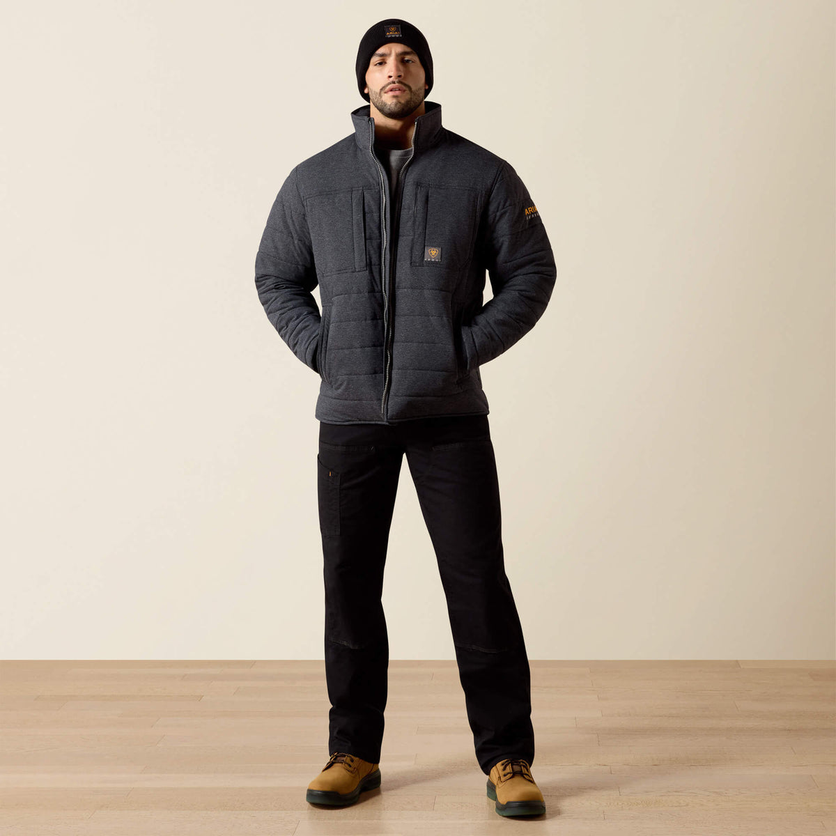 Rebar Valiant Stretch Canvas Water Resistant Insulated Jacket - Ariat Premium