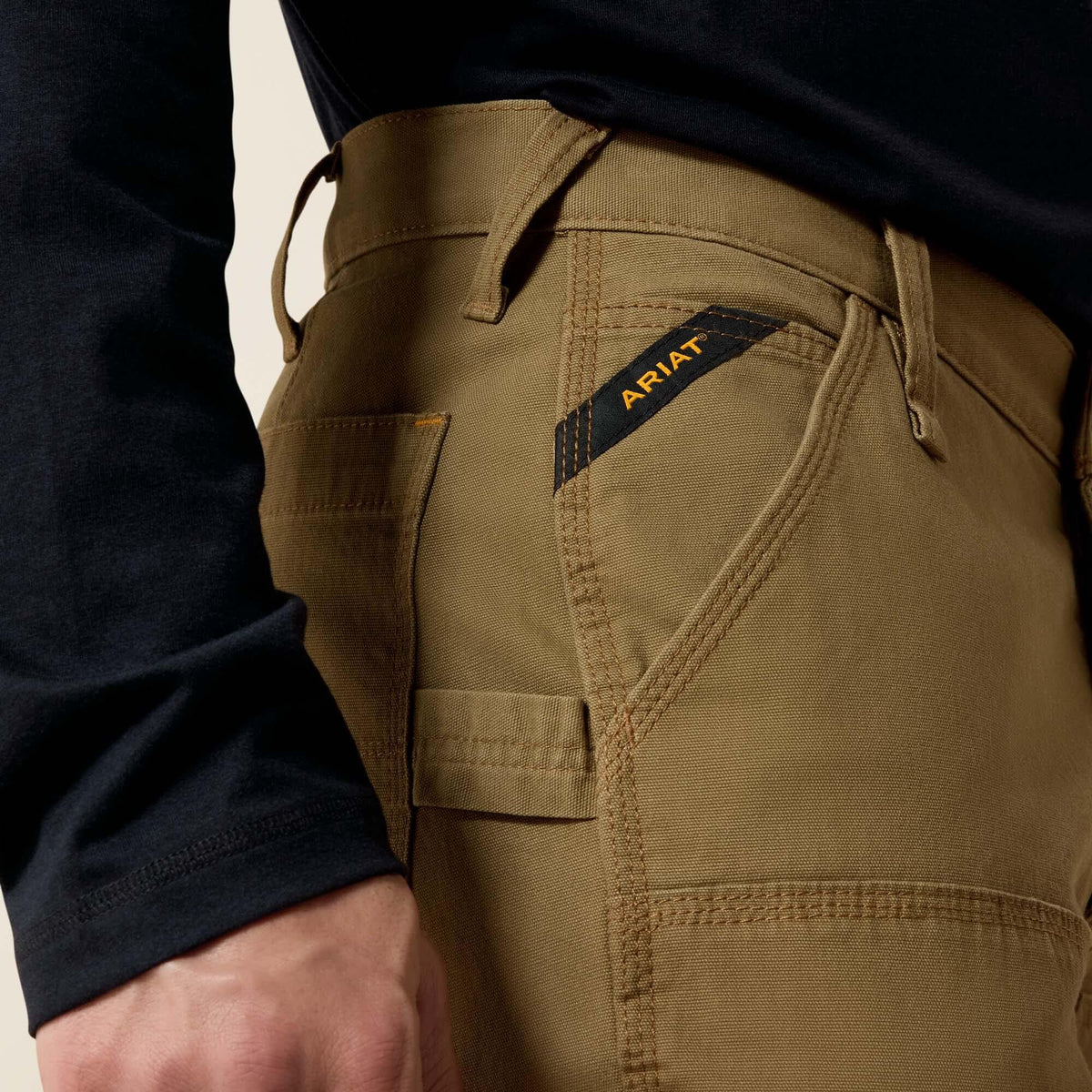 Rebar M4 Relaxed DuraStretch Made Tough Double Front Straight Pant - Ariat Classic
