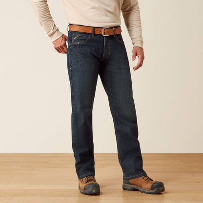 Rebar M4 Relaxed DuraStretch Basic Stackable Straight Leg Jean - Ariat Smart Buy