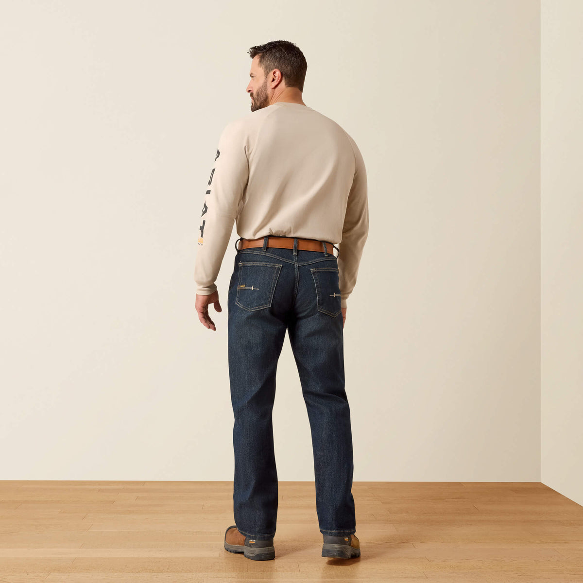 Rebar M4 Relaxed DuraStretch Basic Stackable Straight Leg Jean - Ariat Smart Buy
