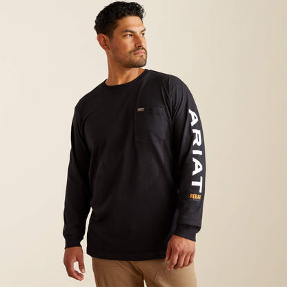 Rebar Cotton Strong Standard Logo Pocket T-Shirt - Ariat Smart Buy