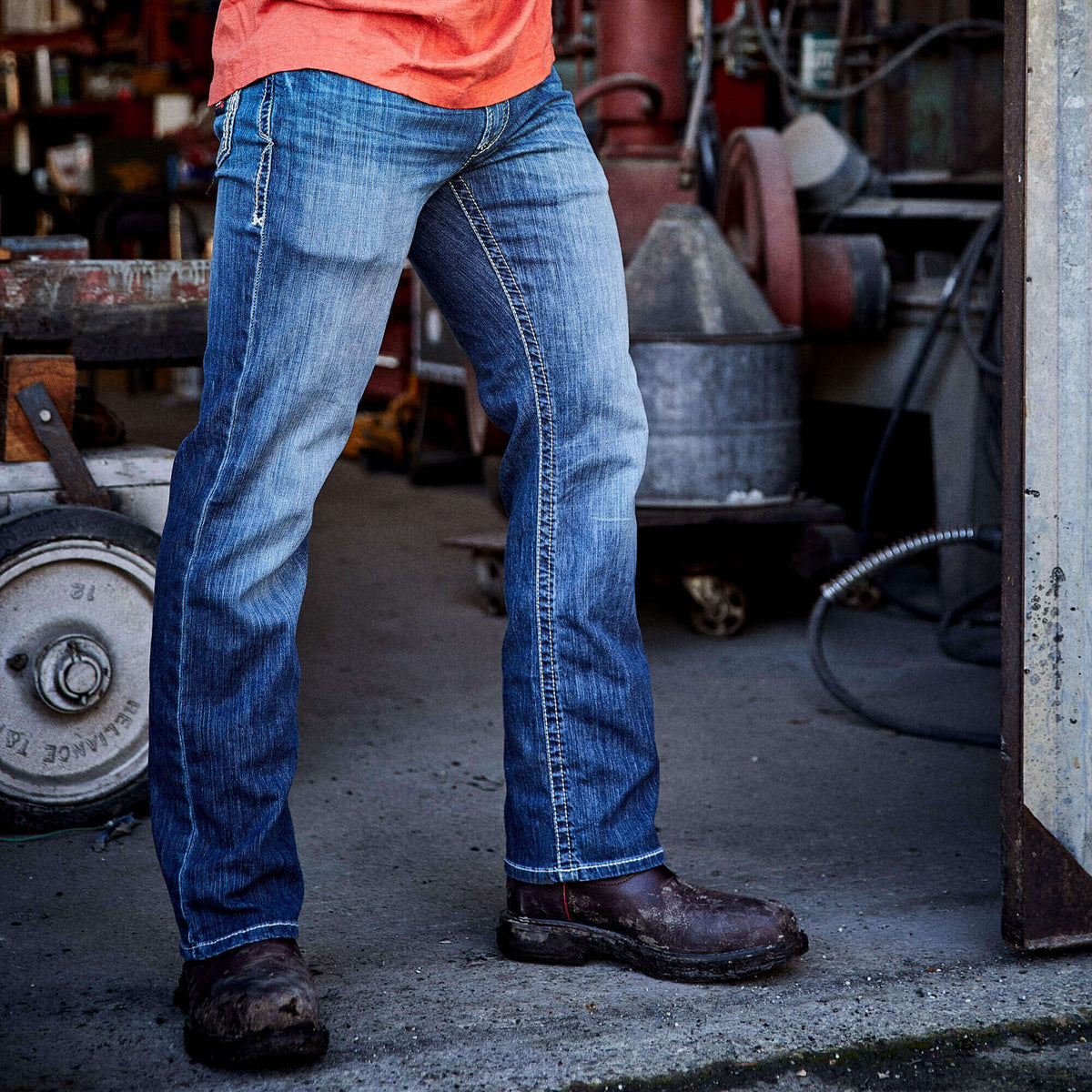 FR M4 Relaxed Stretch DuraLight Boundary Boot Cut Jean - Ariat Classic