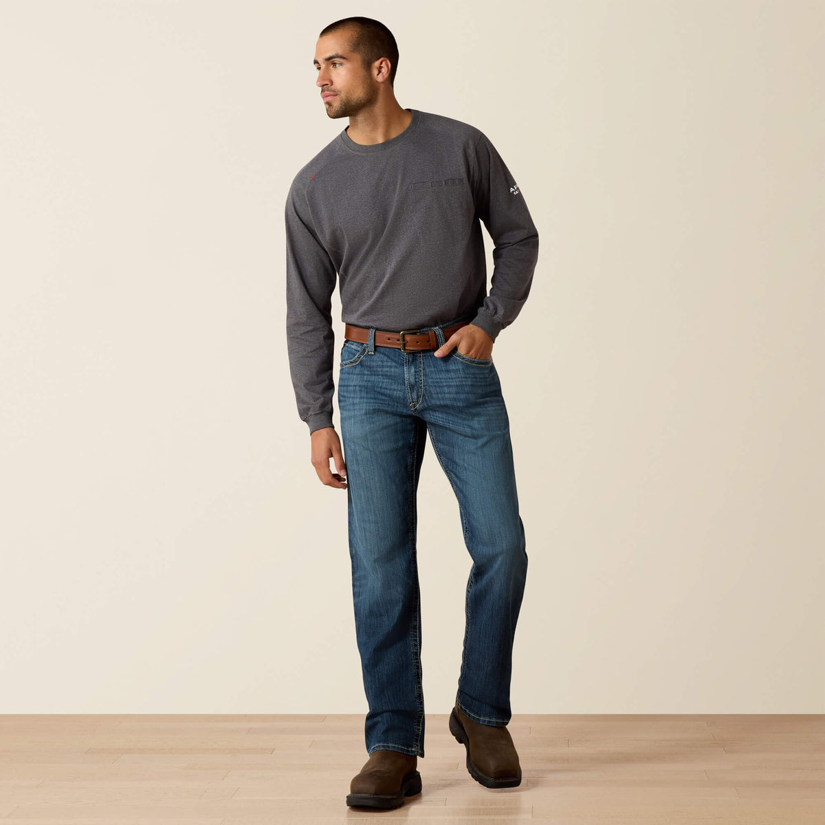 FR M4 Relaxed Stretch DuraLight Boundary Boot Cut Jean - Ariat Classic