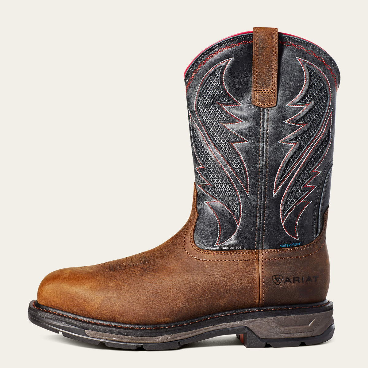 WorkHog XT VentTEK Waterproof Carbon Toe Work Boot - Ariat Signature