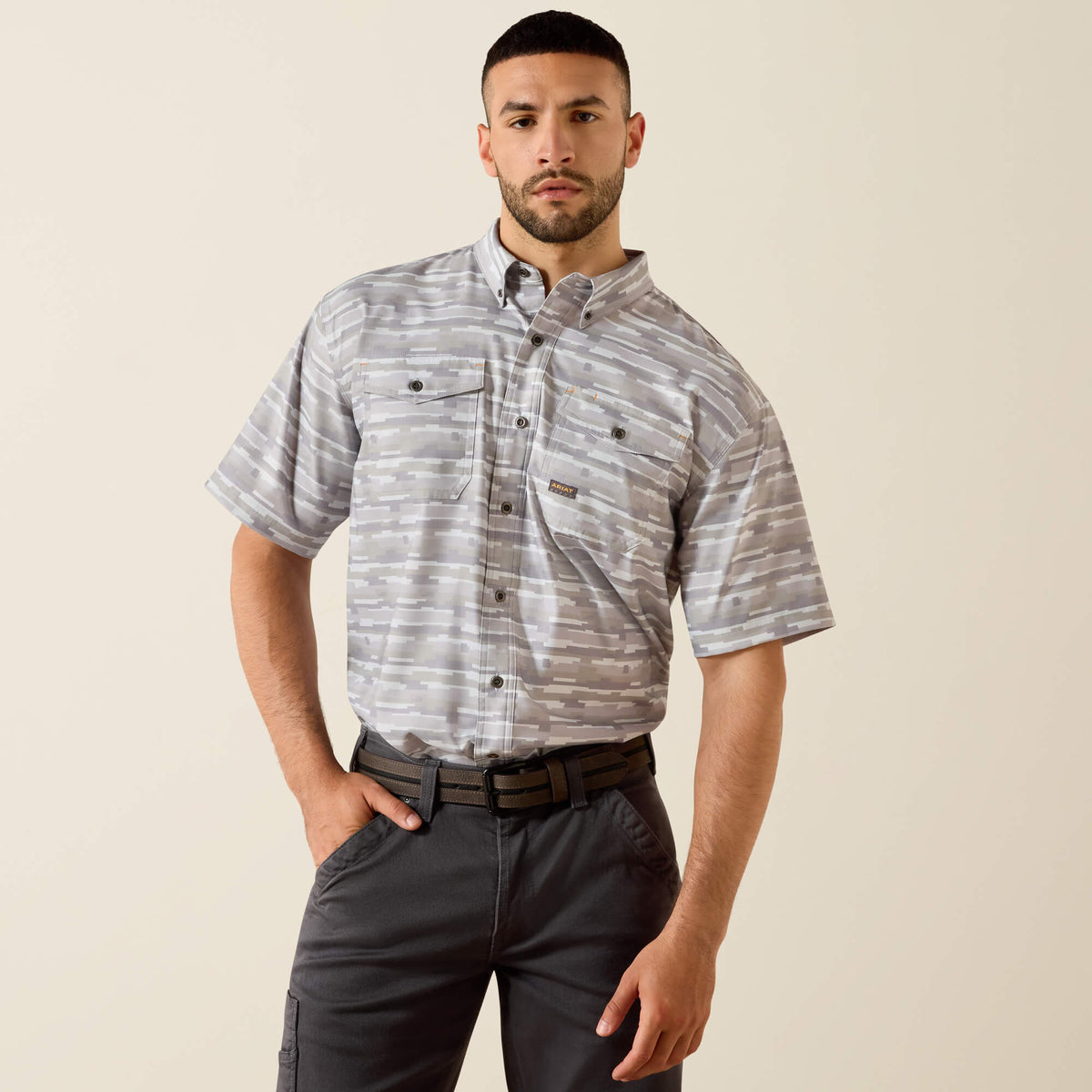 Rebar Made Tough VentTEK DuraStretch Work Shirt - Ariat Top Pick