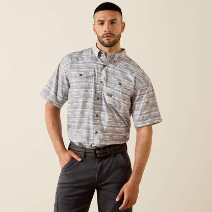 Rebar Made Tough VentTEK DuraStretch Work Shirt - Ariat Top Pick