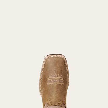 Round Up Remuda Wide Square Toe Western Boot - Ariat Essential