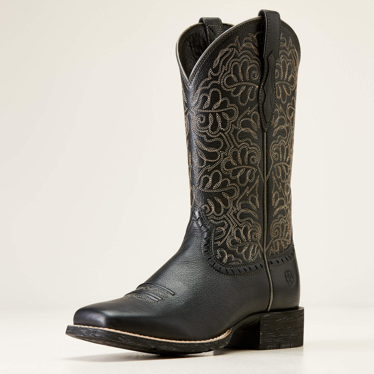 Round Up Remuda Wide Square Toe Western Boot - Ariat Premium