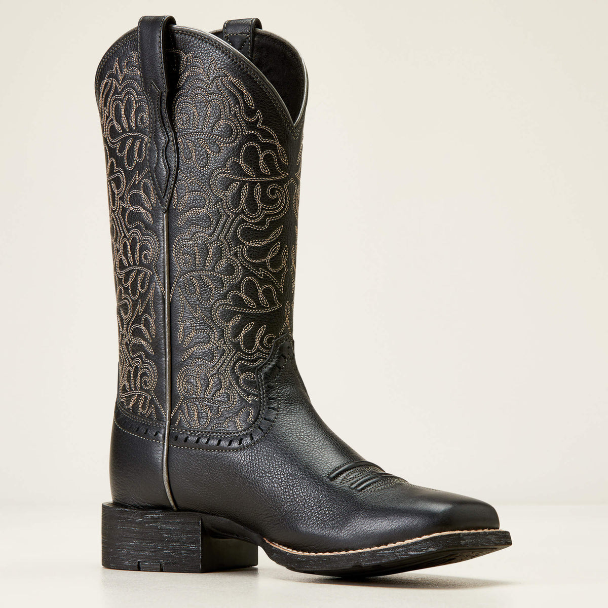 Round Up Remuda Wide Square Toe Western Boot - Ariat Premium