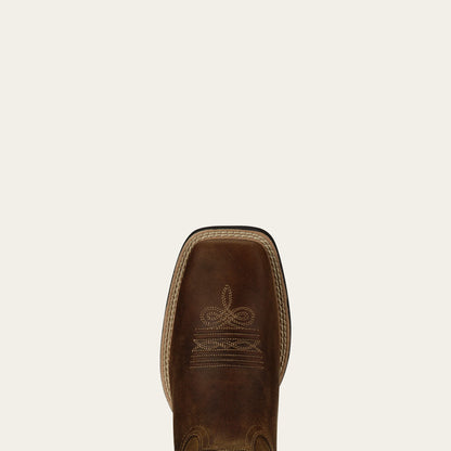 Round Up Wide Square Toe Western Boot - Ariat Trusted