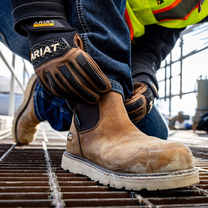 Rebar Wedge Chelsea Waterproof Composite Toe Work Boot - Ariat Best Price