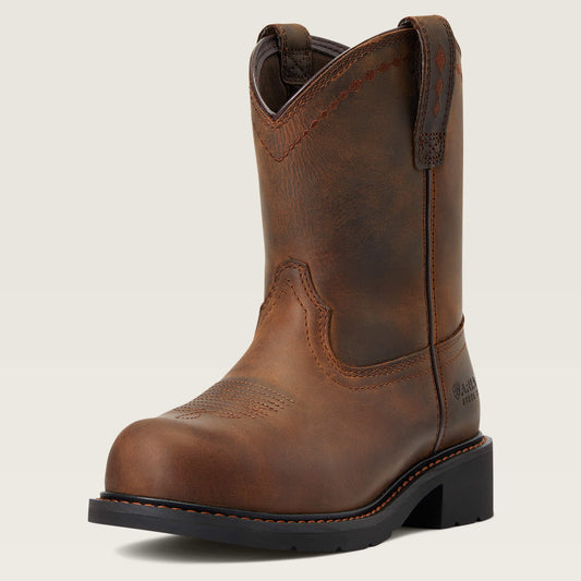 Fatbaby Work Pull-On Steel Toe Work Boot - Ariat Popular