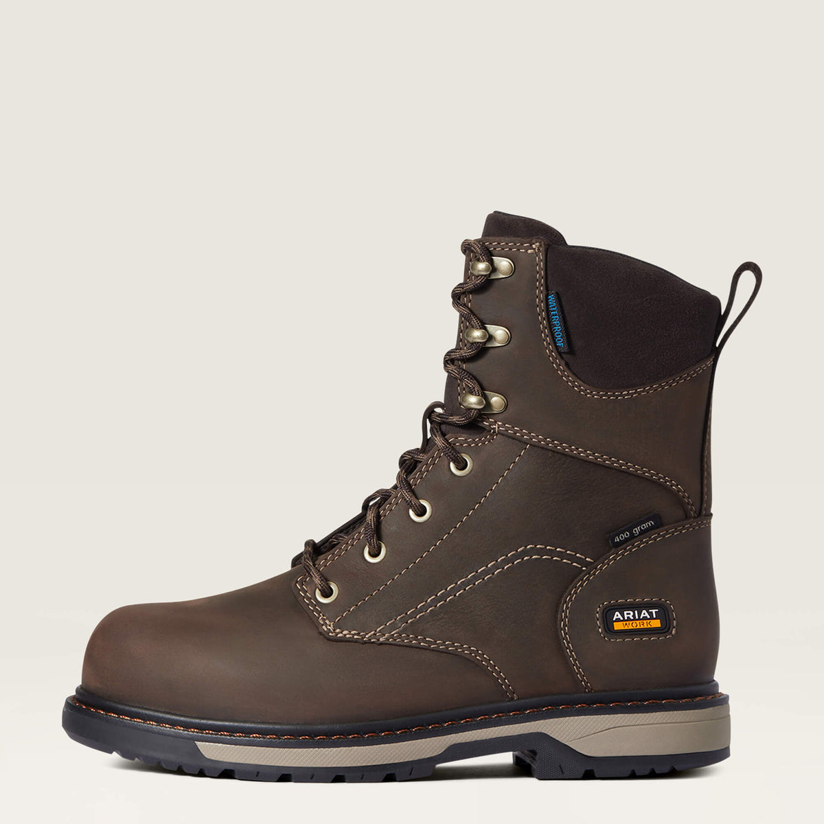 Riveter 8" CSA Glacier Grip Waterproof 400g Composite Toe Work Boot - Ariat Value