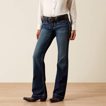 Mid Rise Entwined Trouser Jeans - Ariat Exclusive