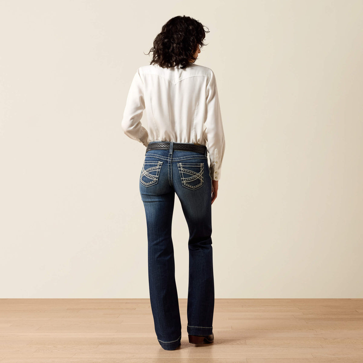 Mid Rise Entwined Trouser Jeans - Ariat Exclusive