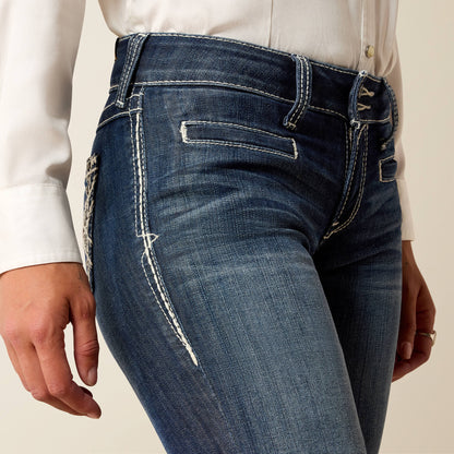 Mid Rise Entwined Trouser Jeans - Ariat Exclusive