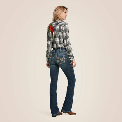 Mid Rise Entwined Festival Boot Cut Jeans - Ariat Trusted