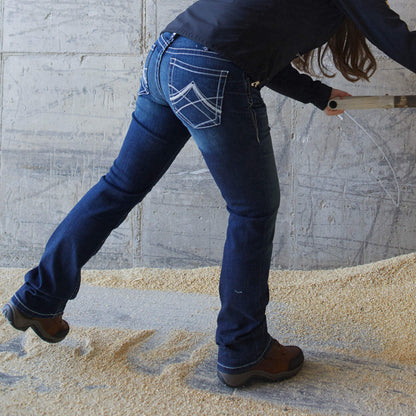 Mid Rise Whipstitch Boot Cut Jean - Ariat Recommended