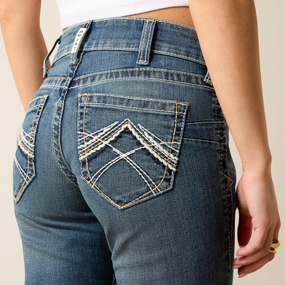 R.E.A.L. Mid Rise Whipstitch Boot Cut Jean - Ariat Customer Favorite